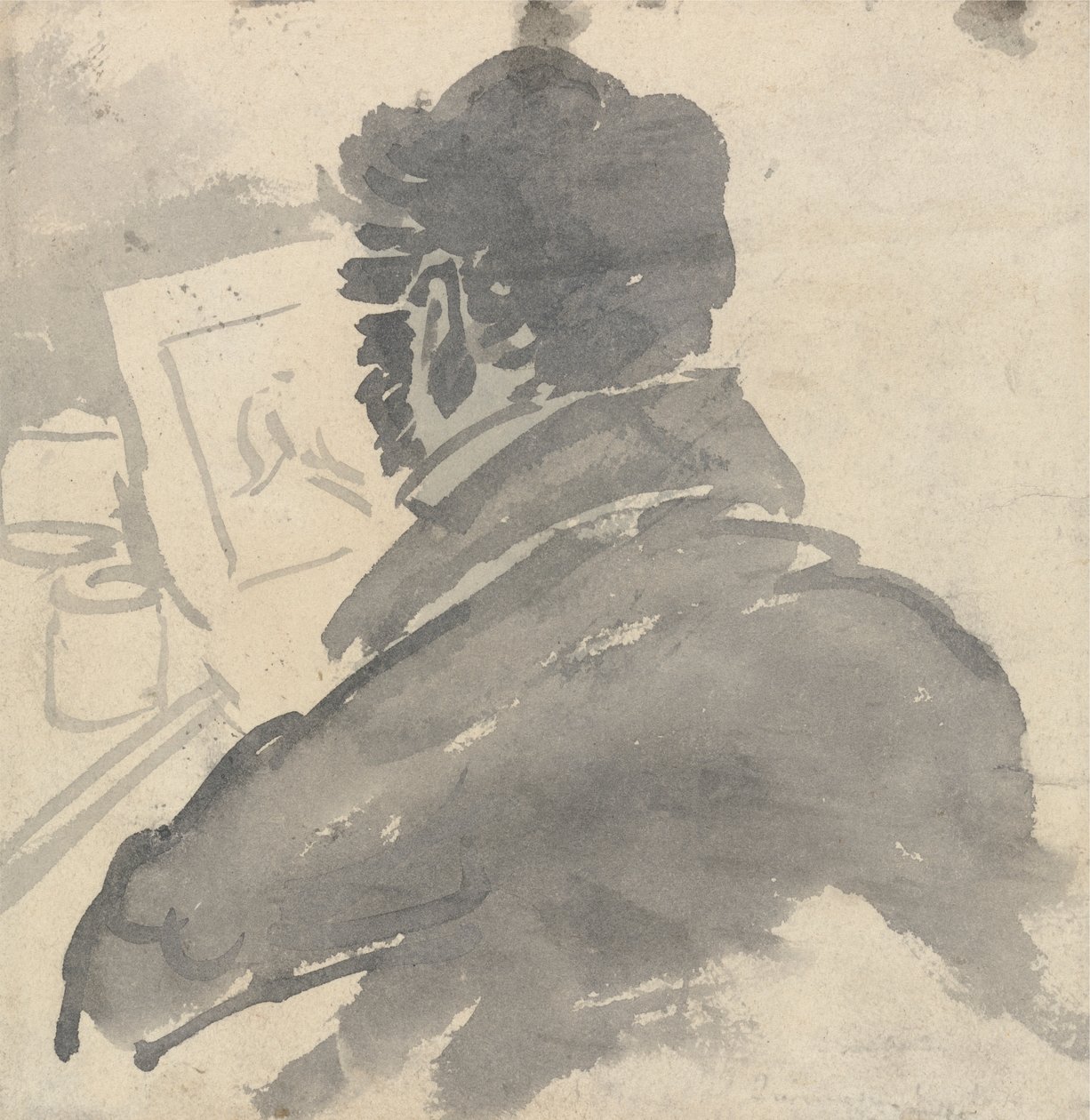 Studie J.M.W. Turnerovo skicování od George Jones