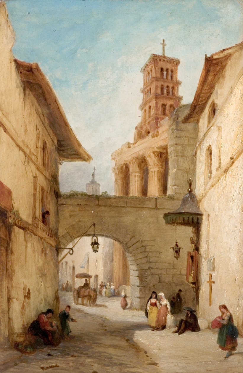 Zobrazit v Římě, Itálie, Forum of Nerva od George Jones