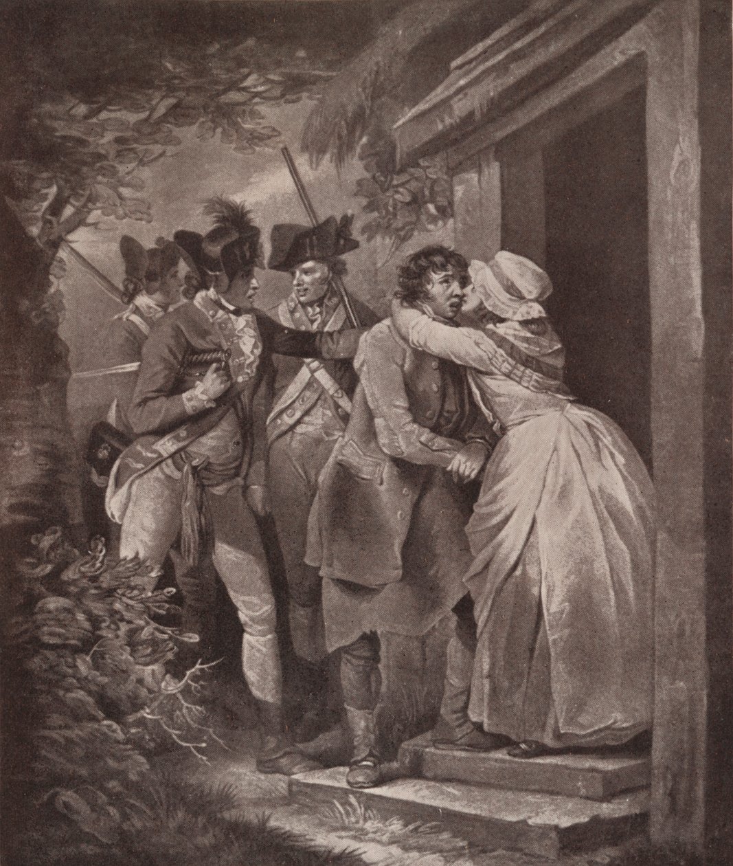 „Dezertér na odchodu od své manželky“, 1791 1909 od George Keating