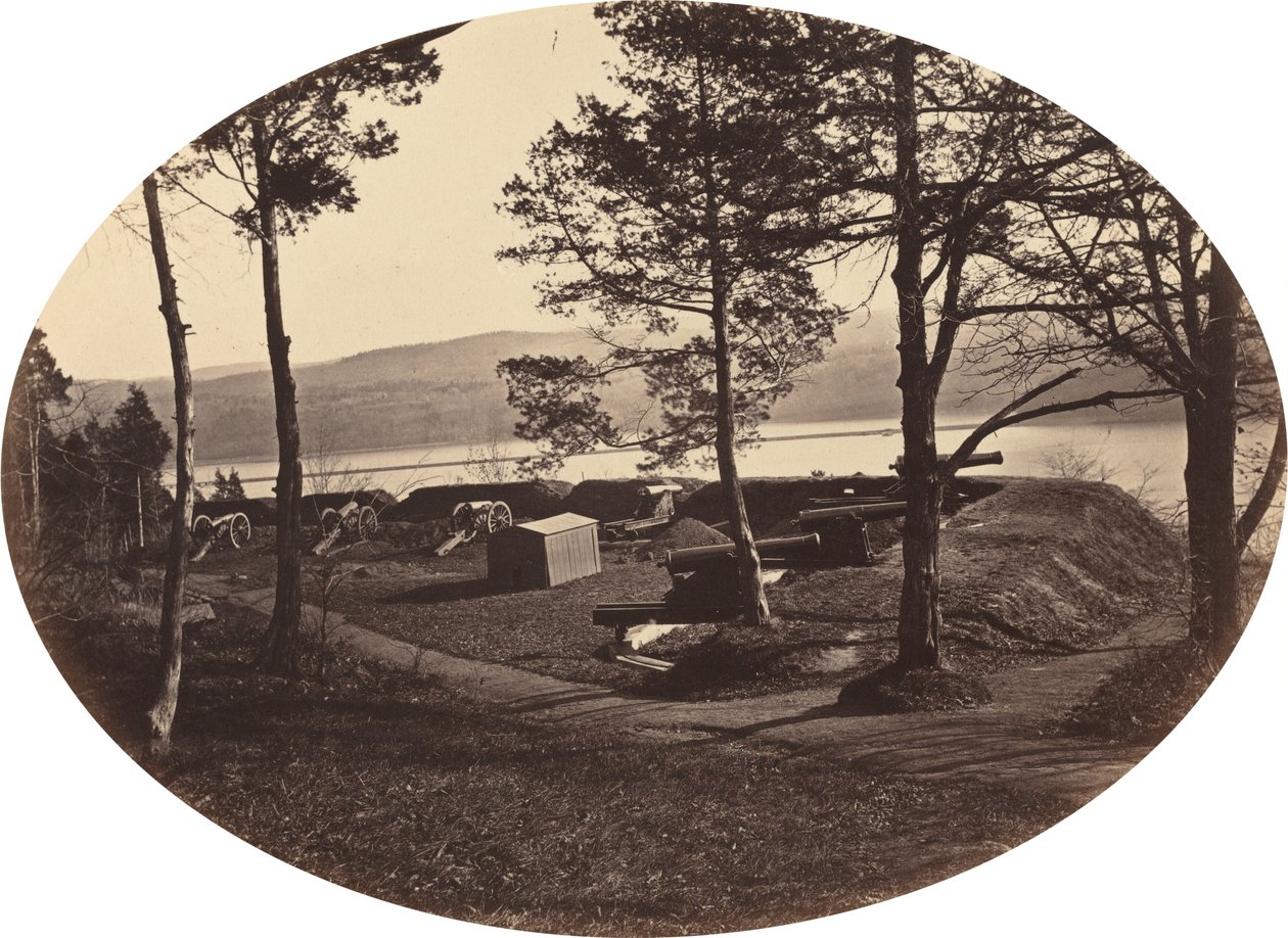 Baterie Knox,c. 1870 (foto) od George Kendall Warren