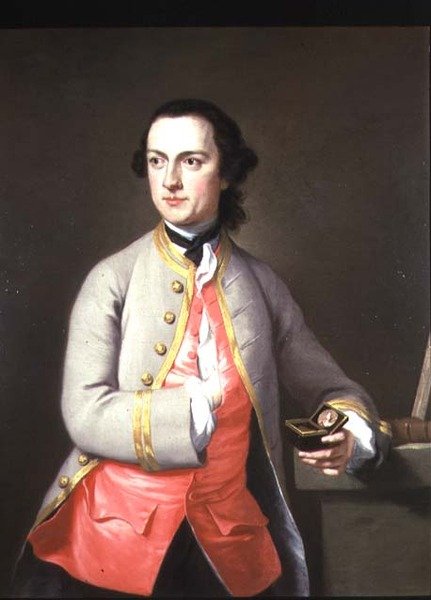 Portrét mladého muže od George Knapton