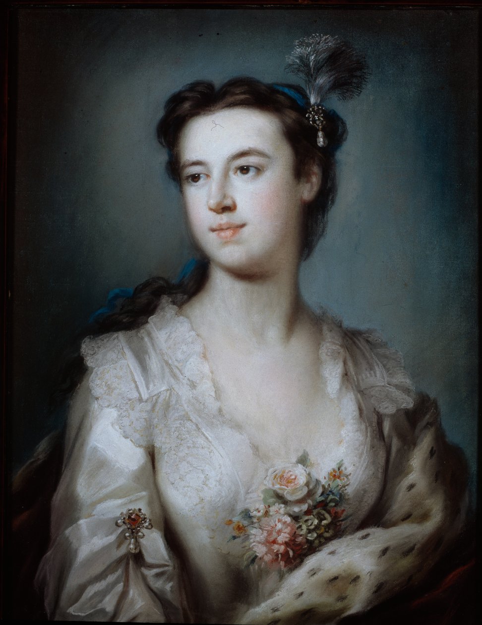 Portrét lady Dorothy Boyle, hraběnky z Euston (pastel na papíře) od George Knapton