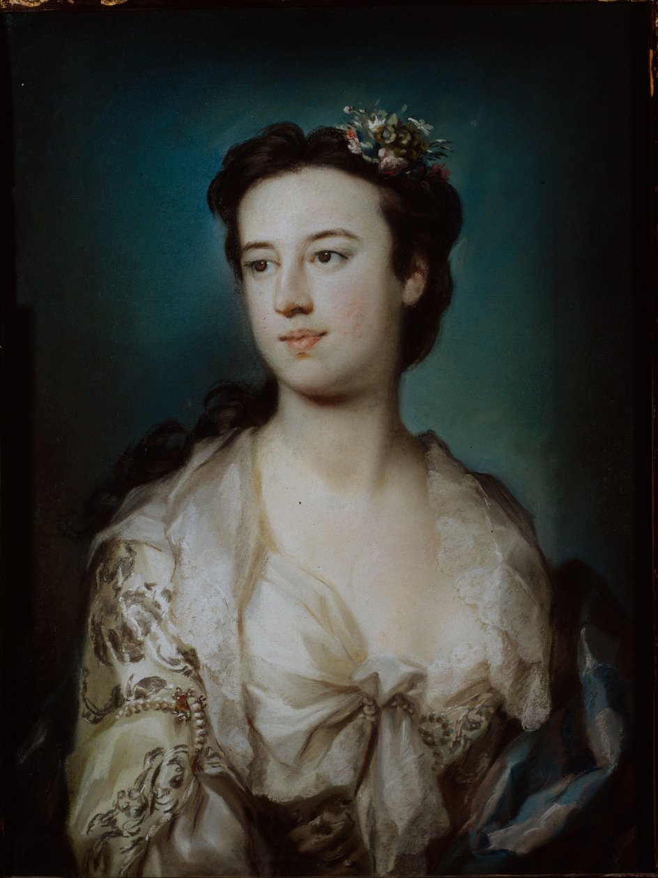 Portrét lady Dorothy Boyle, hraběnky z Euston (pastel na papíře) od George Knapton