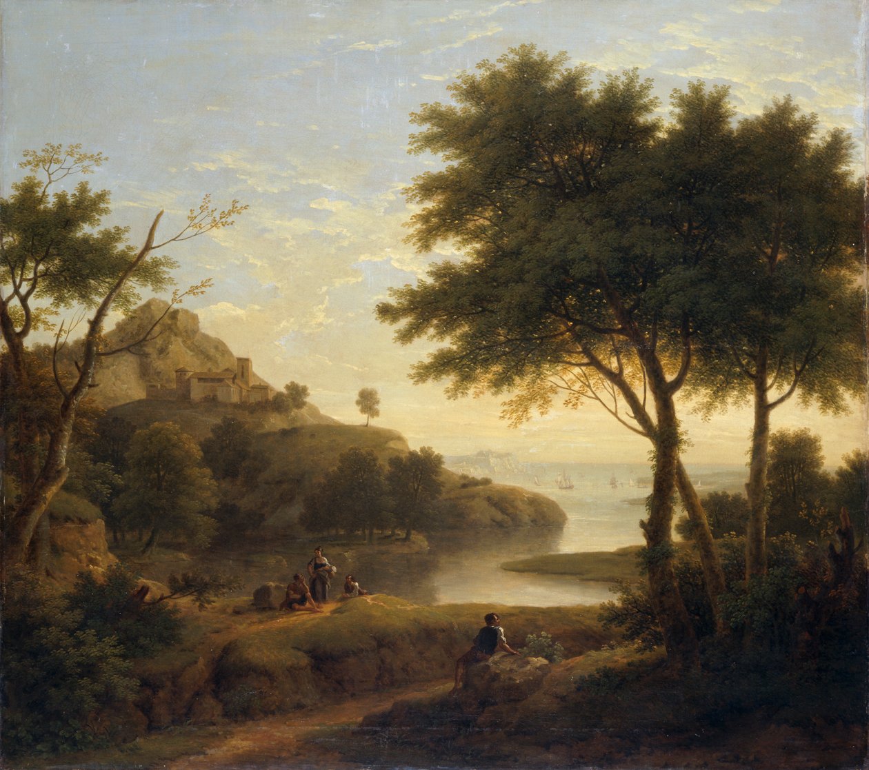 „Krajina u pobřežního zálivu“, 1763 od George Lambert