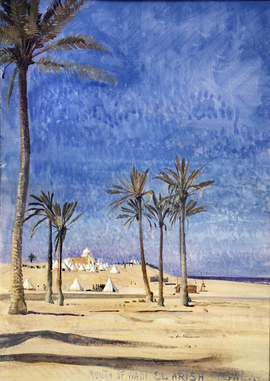 Ústa Wady el Arish od George Lambert