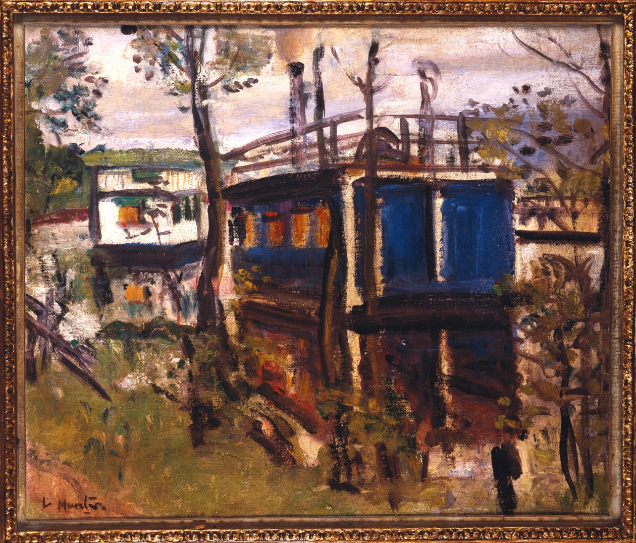 House Boats, Loch Lomond od George Leslie Hunter