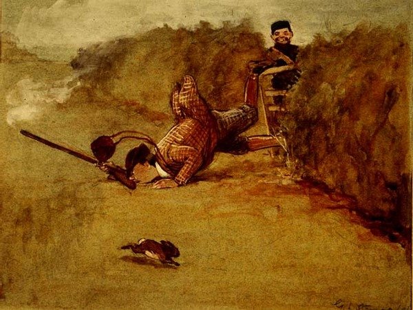 Střelba na králíka od George Loraine Stampa