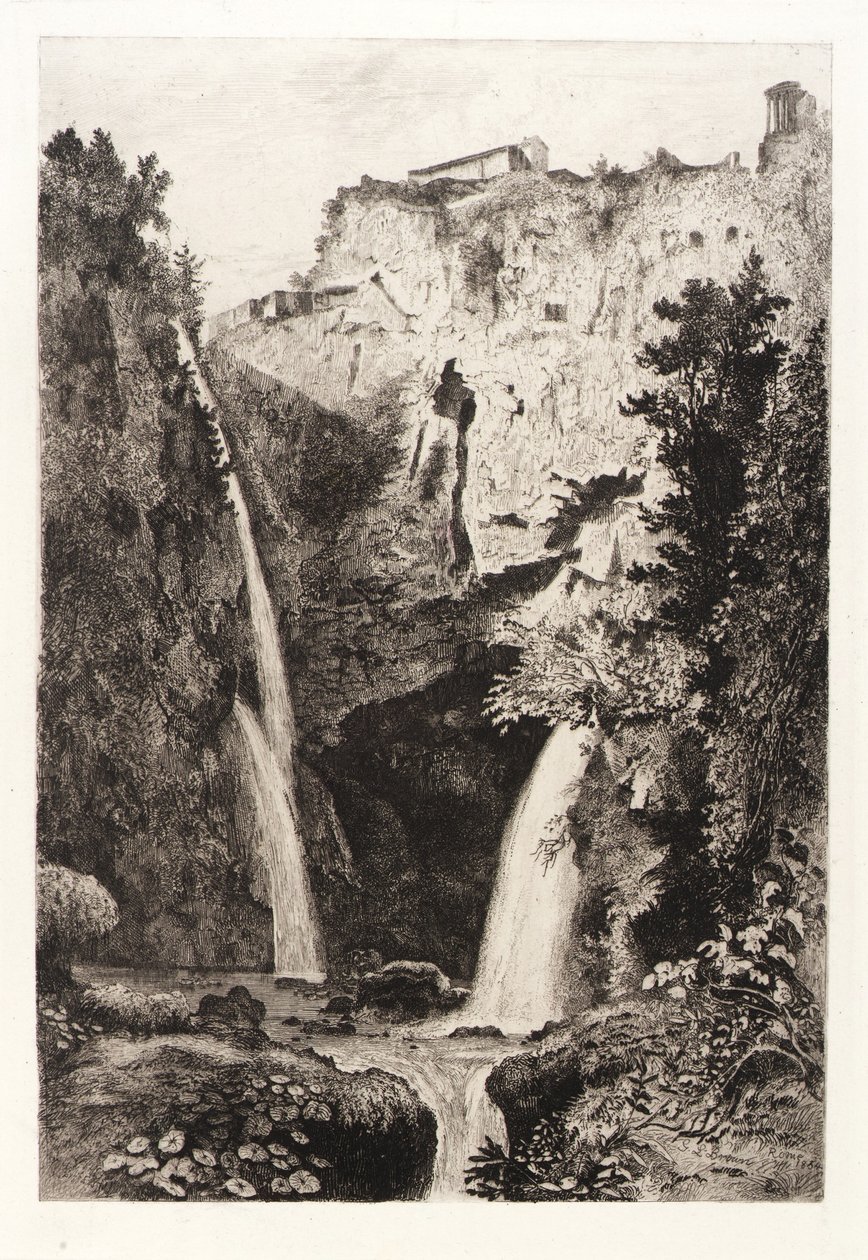 Vodopády Tivoli od George Loring Brown