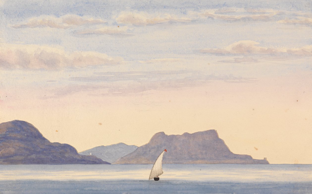 Cabrita Point – Gibraltarská skála od George Lothian Hall