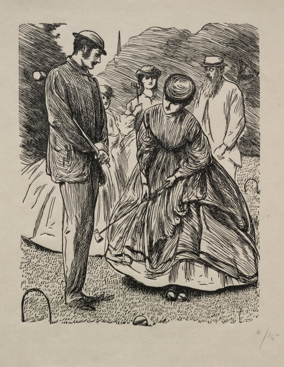 Jak nehrát hru, 1865. od George Louis Palmella Busson Du Maurier