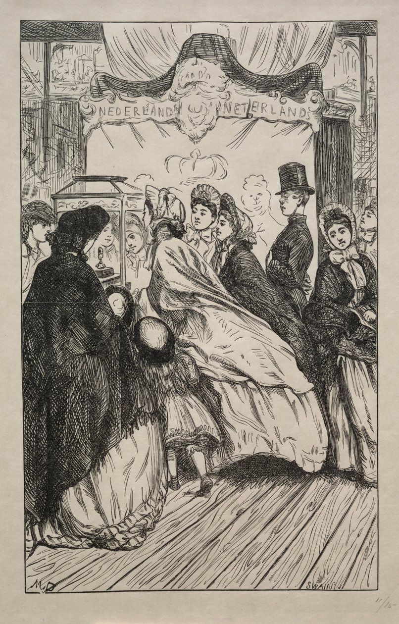 Klenoty - Na velké výstavě, 1862. od George Louis Palmella Busson Du Maurier