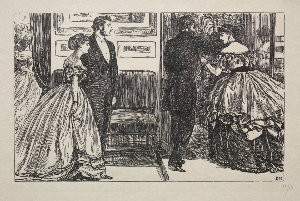 Diamantová královna - Jak byla vyhrána a ztracena, 1866. od George Louis Palmella Busson Du Maurier