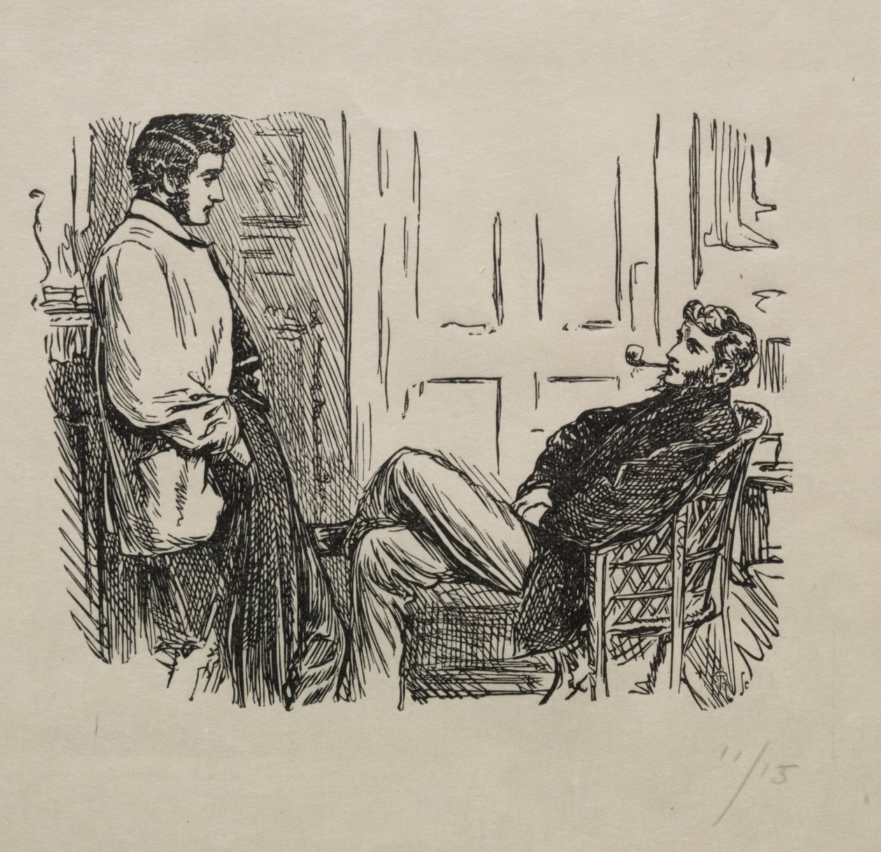 Diamantová královna - Jak byla vyhrána a ztracena, 1866. od George Louis Palmella Busson Du Maurier