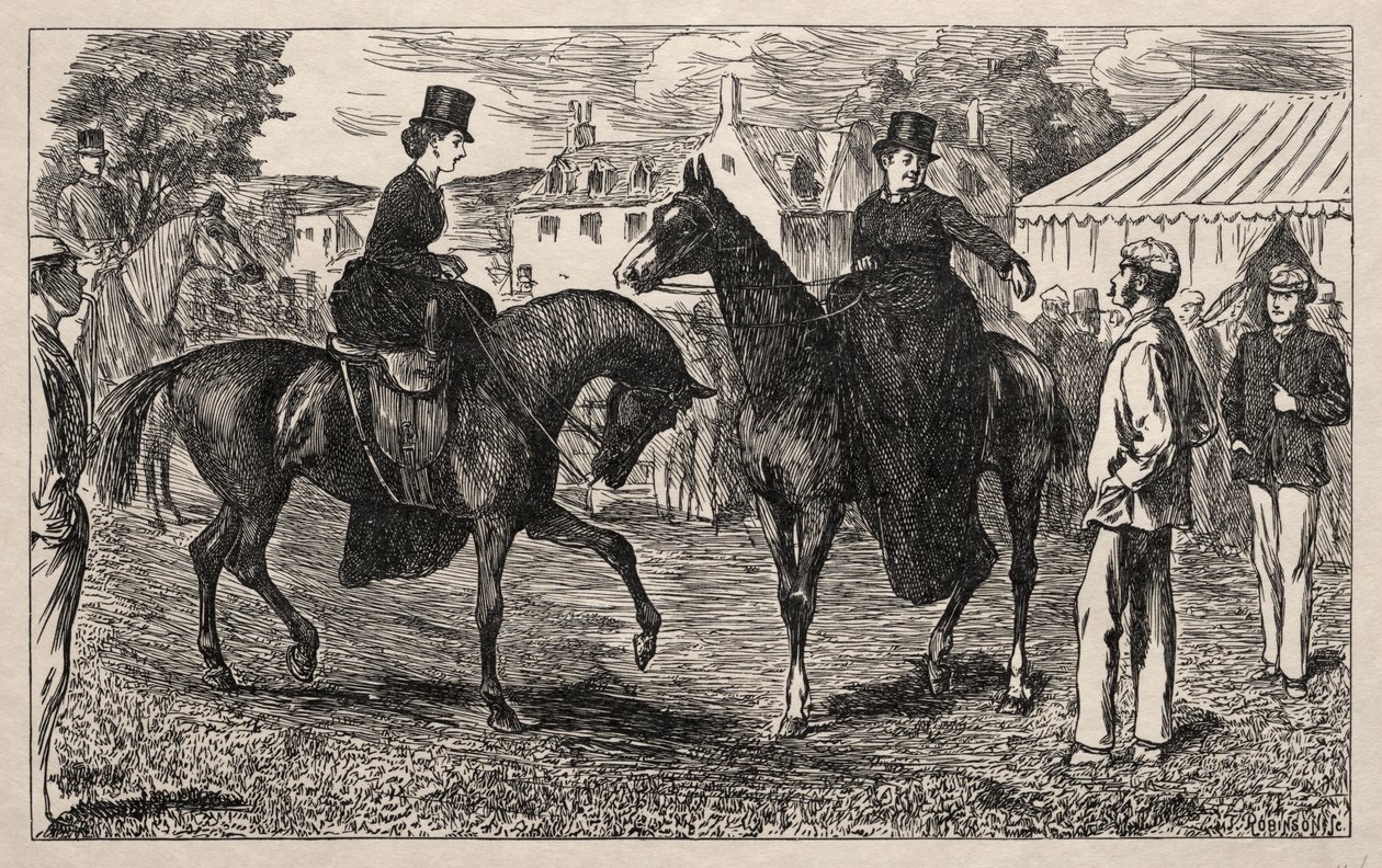 Proč Pifflerové prohráli svůj návratový zápas, 1865. od George Louis Palmella Busson Du Maurier