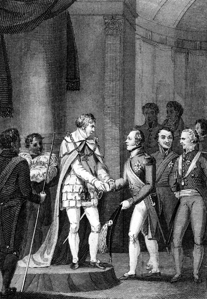 Slavní návštěvníci, 1815. od George M. Brighty