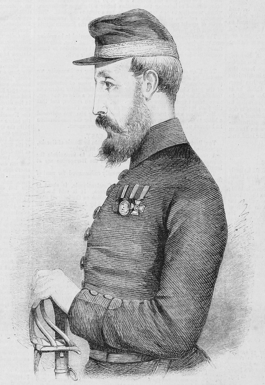 Generál Straubenzee, velitel britských sil v Číně od George Marquis of Blandford