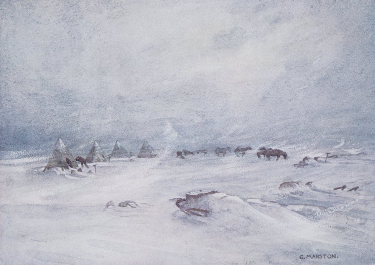 Blizzard on the Barrier, ilustrace z 