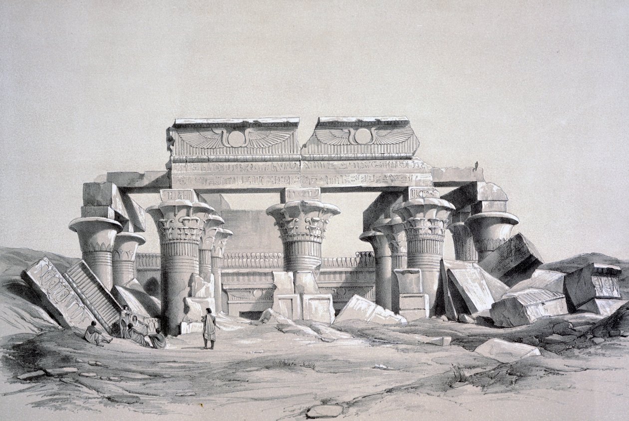 Koom-Ombos, Egypt, 1843 od George Moore
