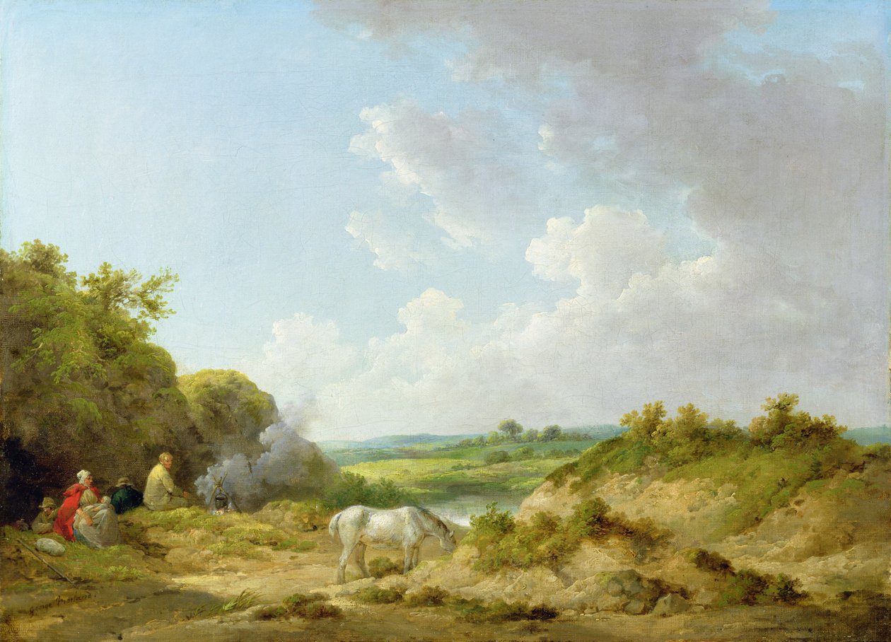 Cikánský tábor od George Morland