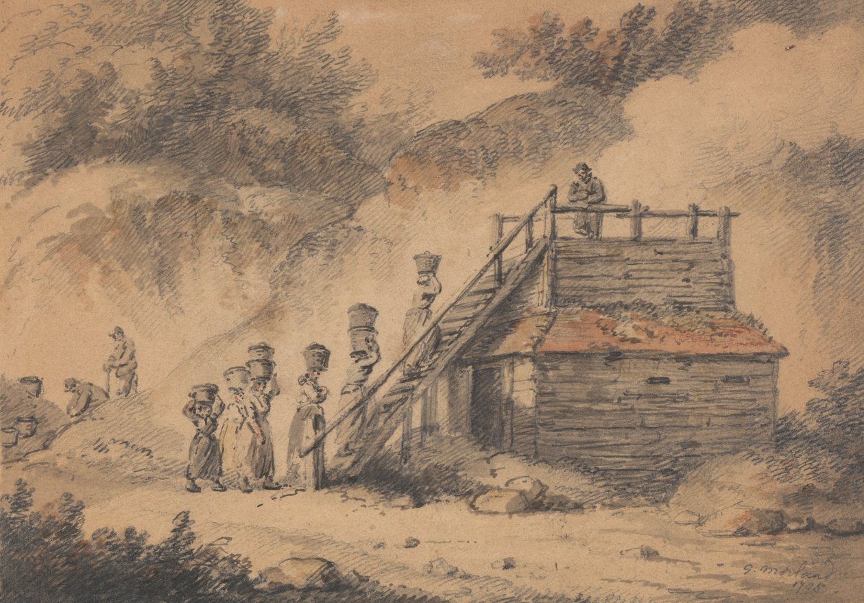 Pec na chmel od George Morland