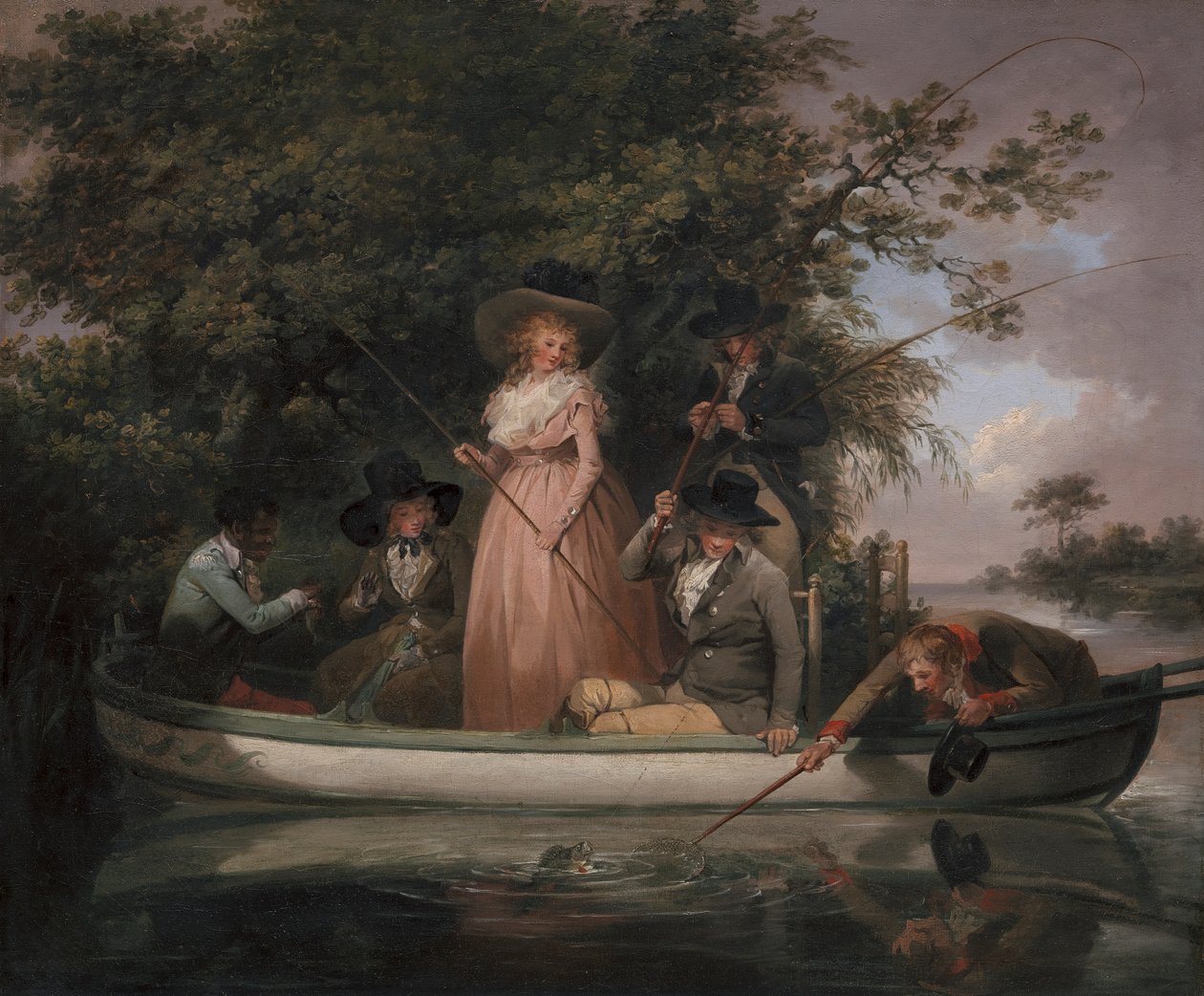 Párty rybaření od George Morland