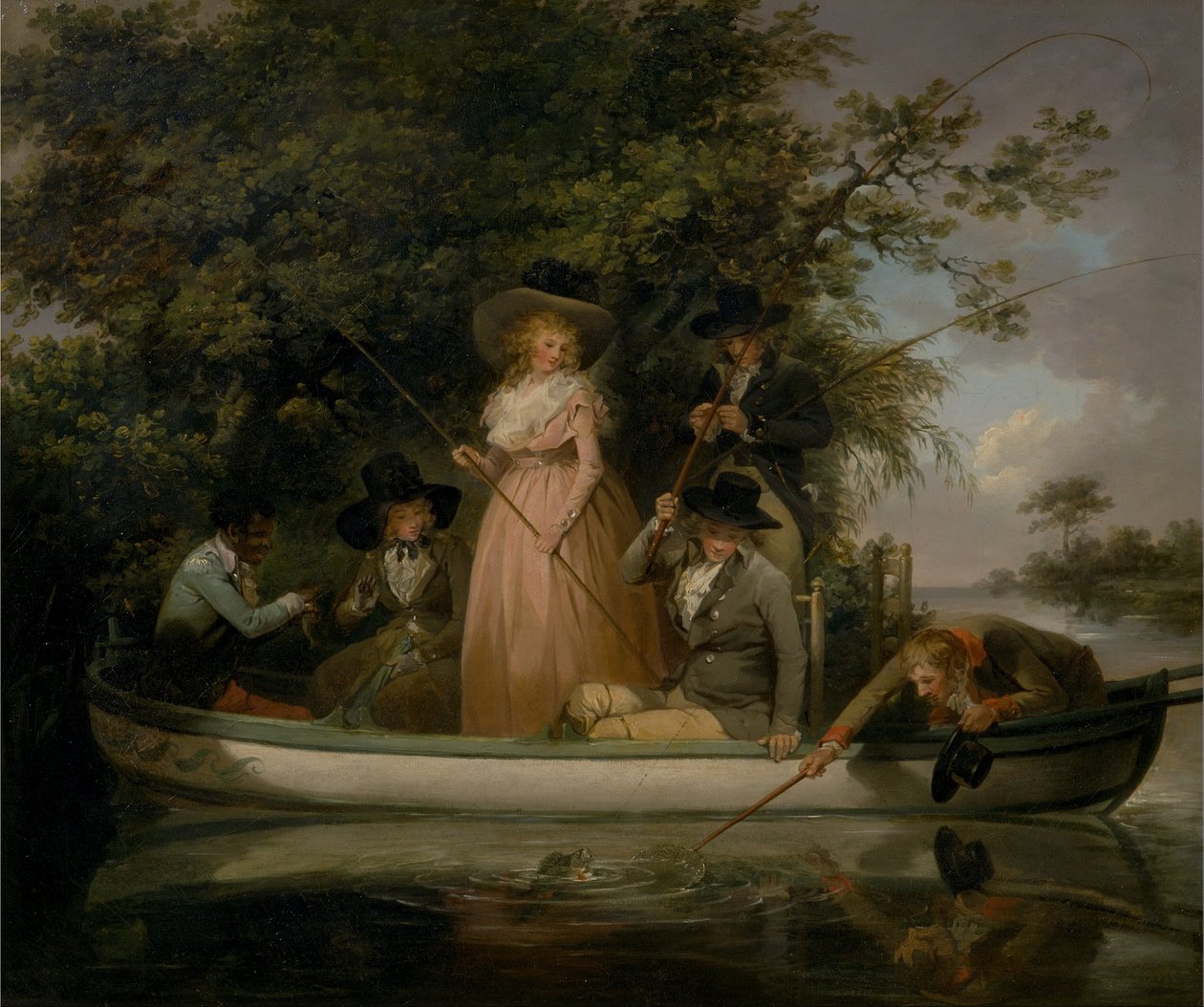 Párty rybaření od George Morland
