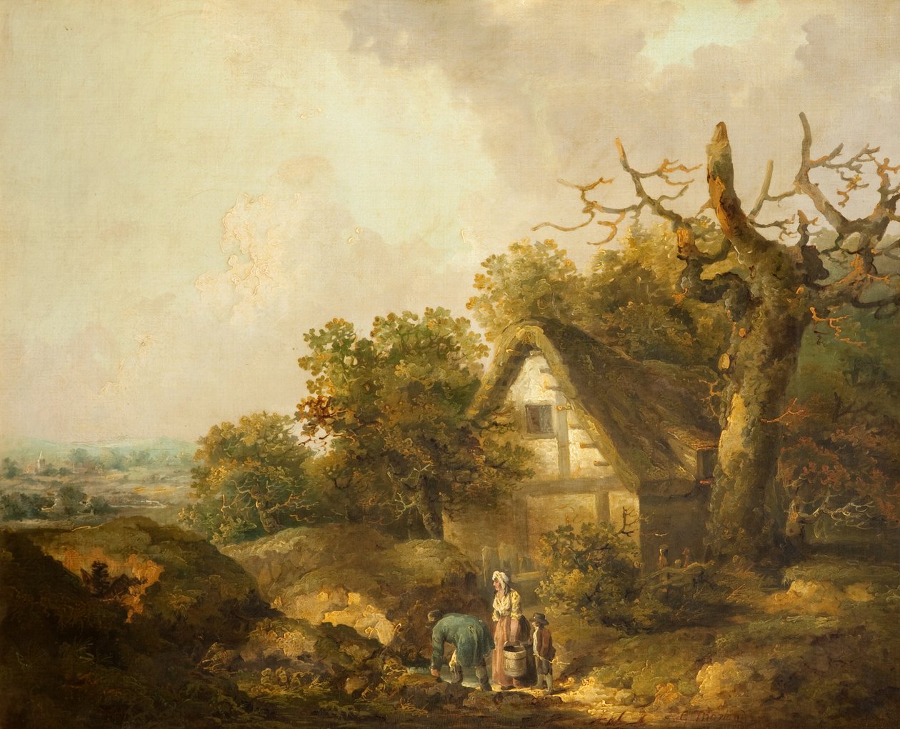 Rustikální chalupa od George Morland