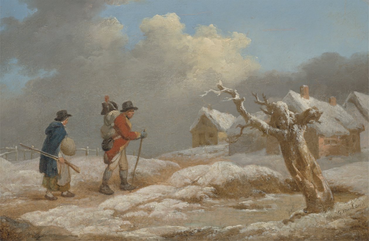 Návrat vojáka od George Morland