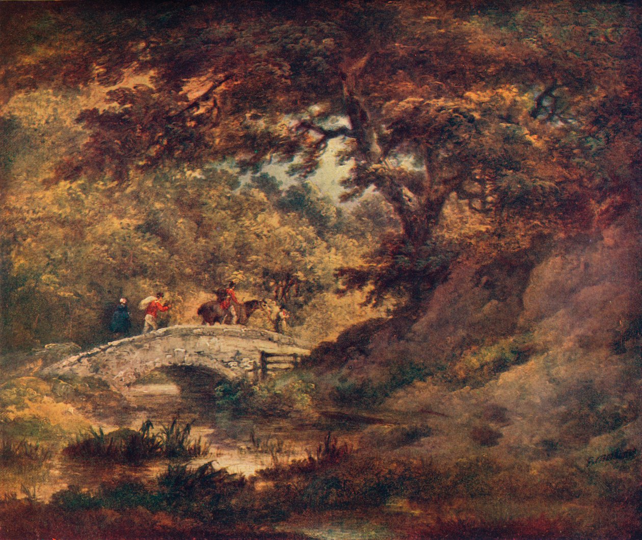 A Woodland Scene, c1795 od George Morland