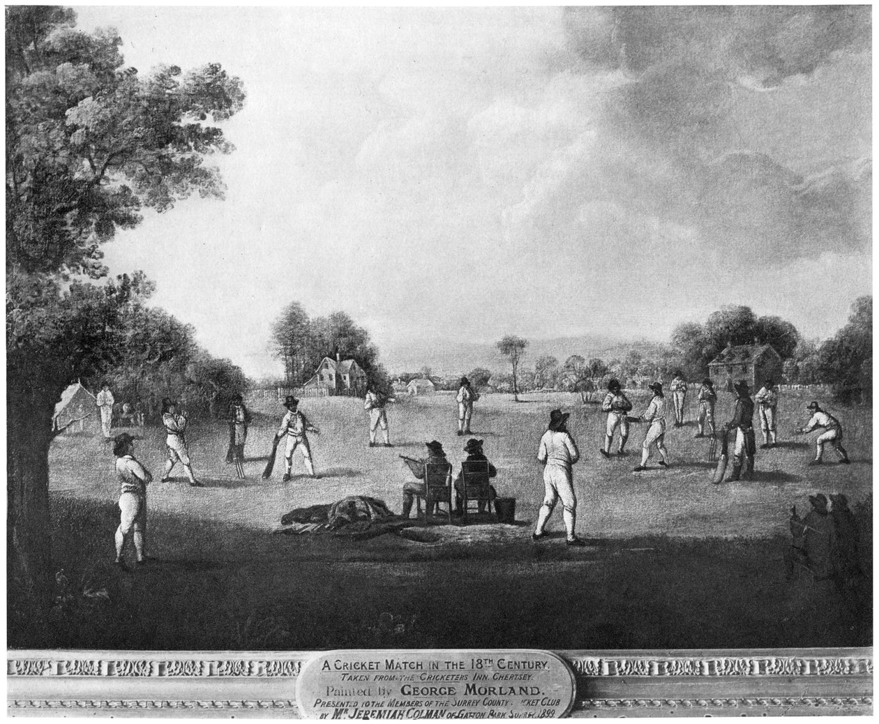 Kriketový zápas, 18. století 1912. od George Morland