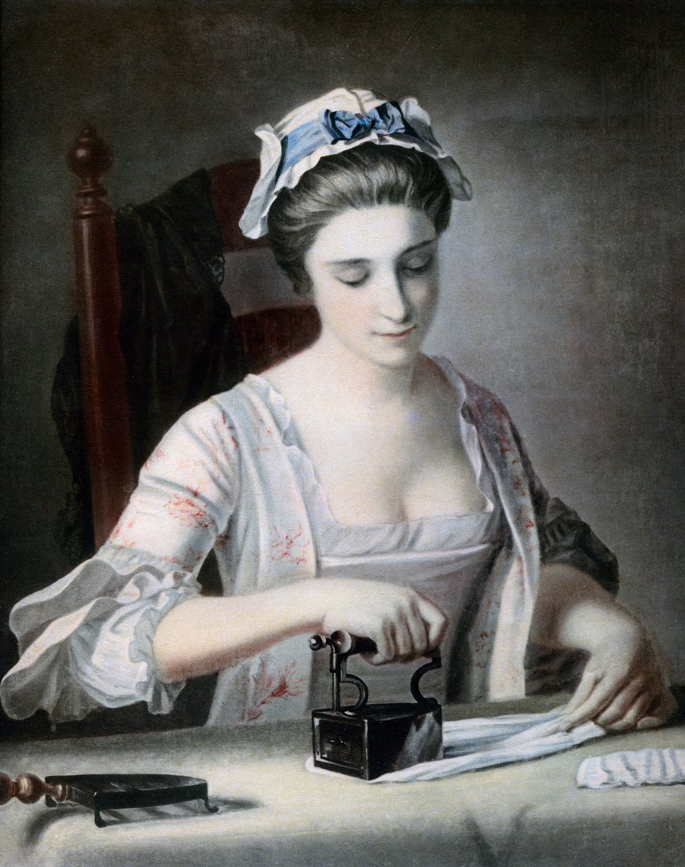 Služka žehlení, 18. století. od George Morland