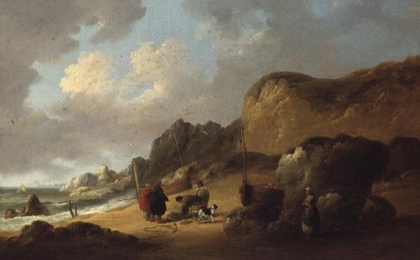 Stanovení ceny úlovku dne od George Morland