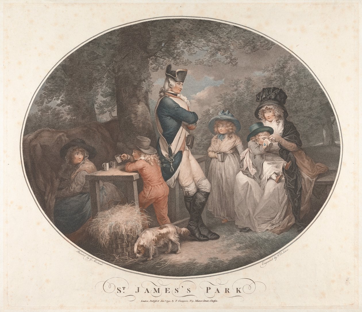 Park svatého Jakuba od George Morland