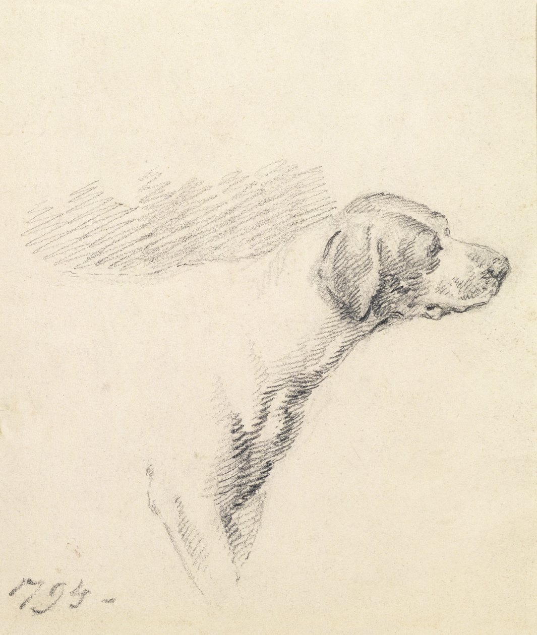 Studie psa, 1794 od George Morland