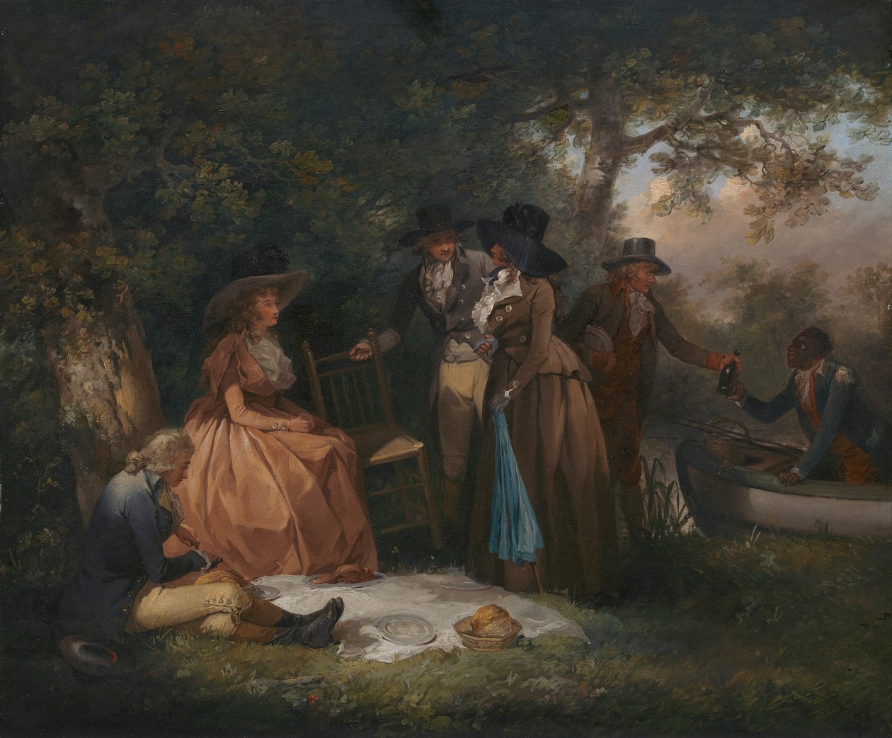 Rybářská restaurace od George Morland