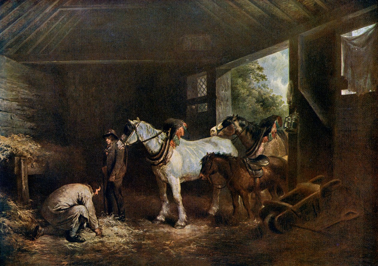 Uvnitř stáje, 1791, 1912. od George Morland