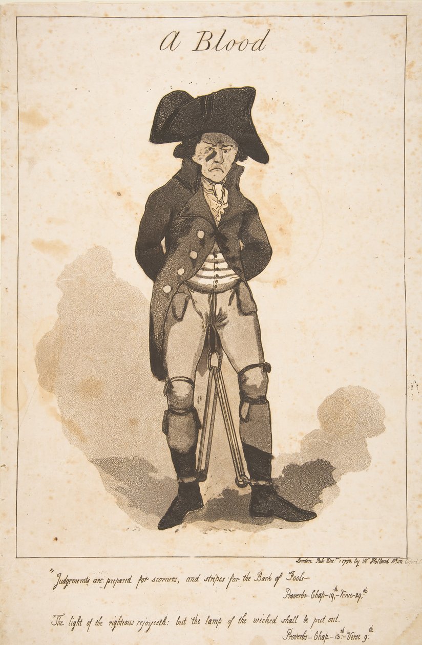 A Blood, 1. prosince 1790. od George Moutard Woodward