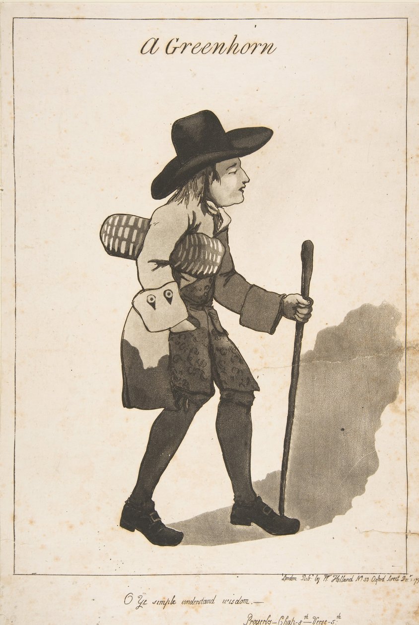 A Greenhorn, 1. prosince 1790. od George Moutard Woodward