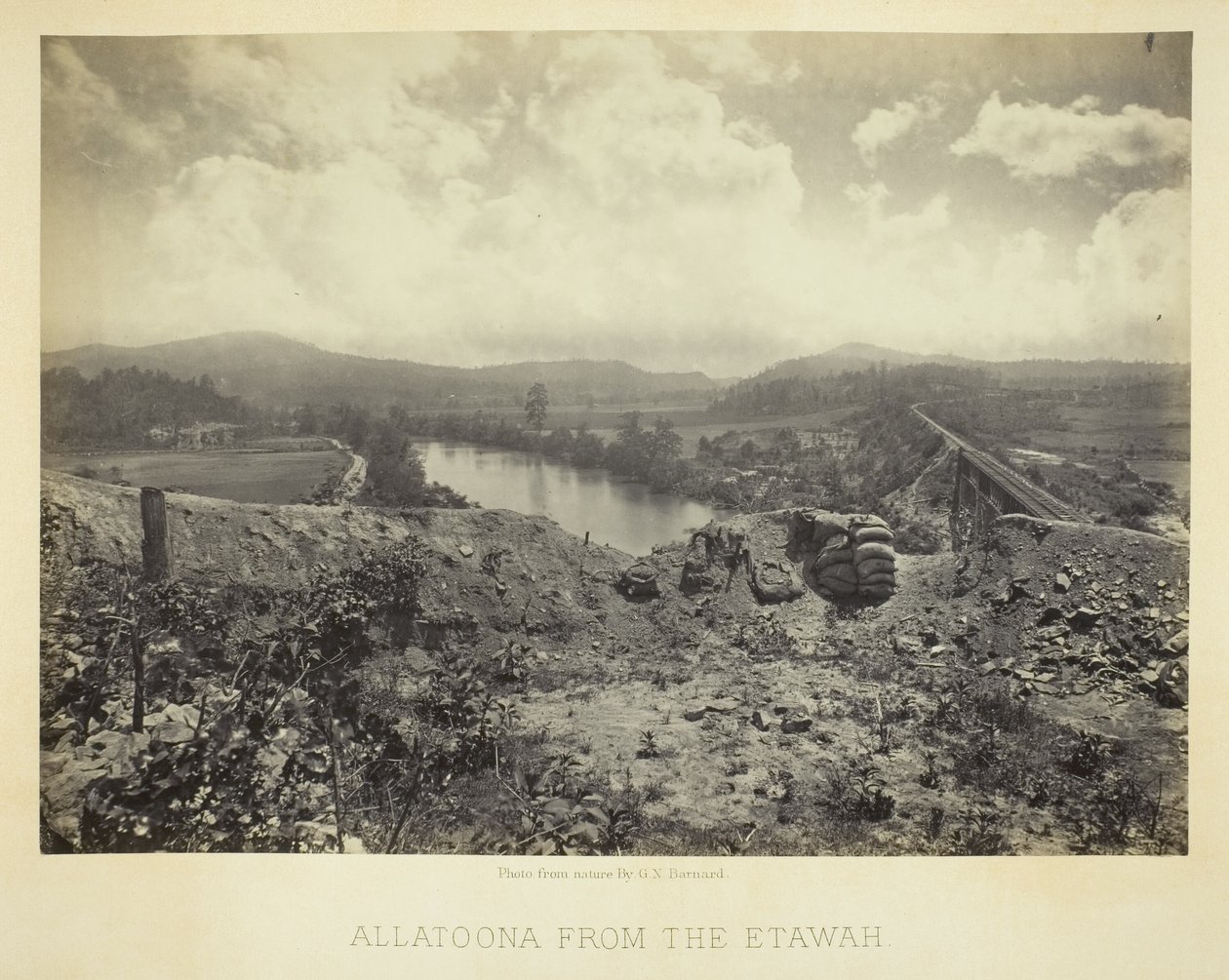 Allatoona z Etawy od George N. Barnard