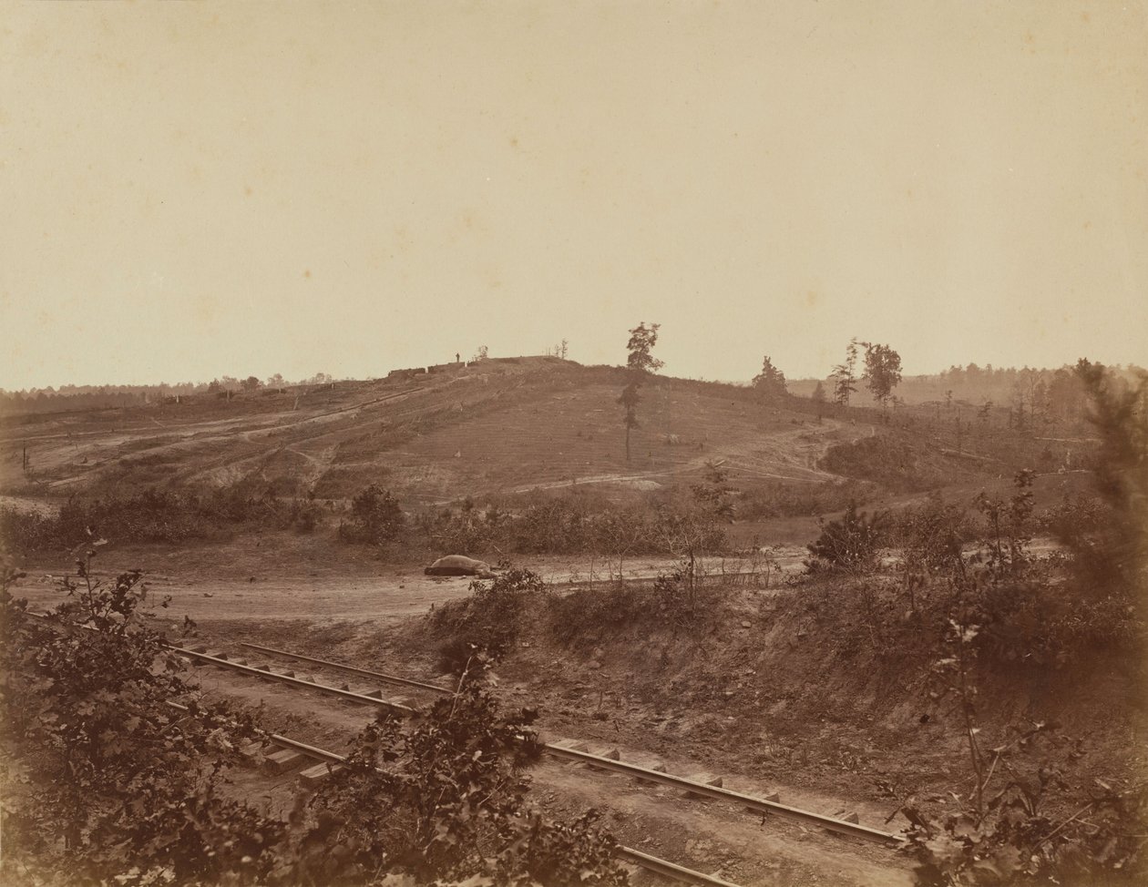 Bojiště v Atlantě,1864 (foto) od George N. Barnard