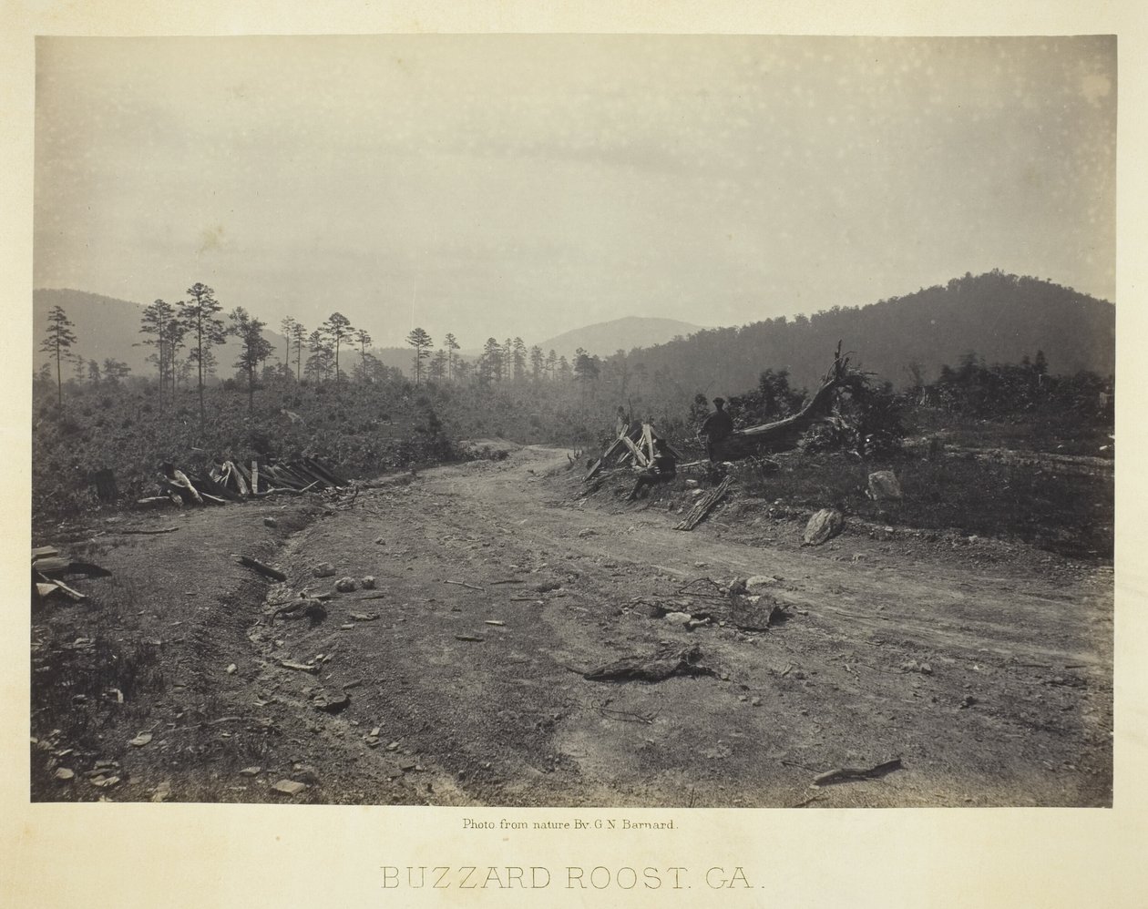 Buzzard Roost, GA od George N. Barnard