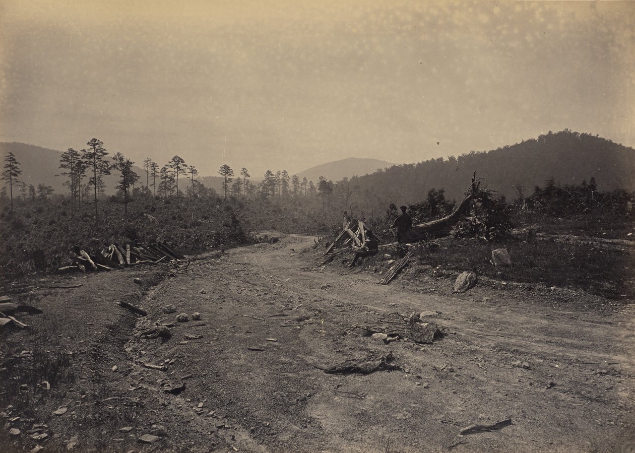 Buzzard Roost, Georgia od George N. Barnard