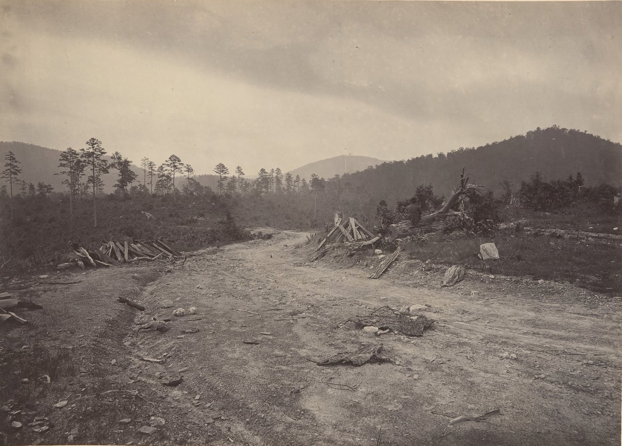 Buzzard Roost, Georgia, 60. léta 19. století. od George N. Barnard