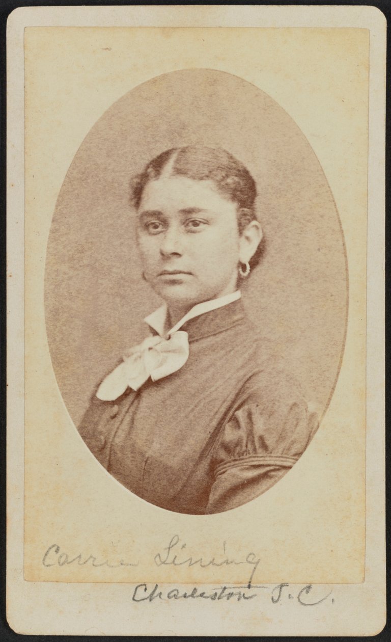 Carte-de-visit portrét Carrie Lining, ca. 1875. od George N. Barnard