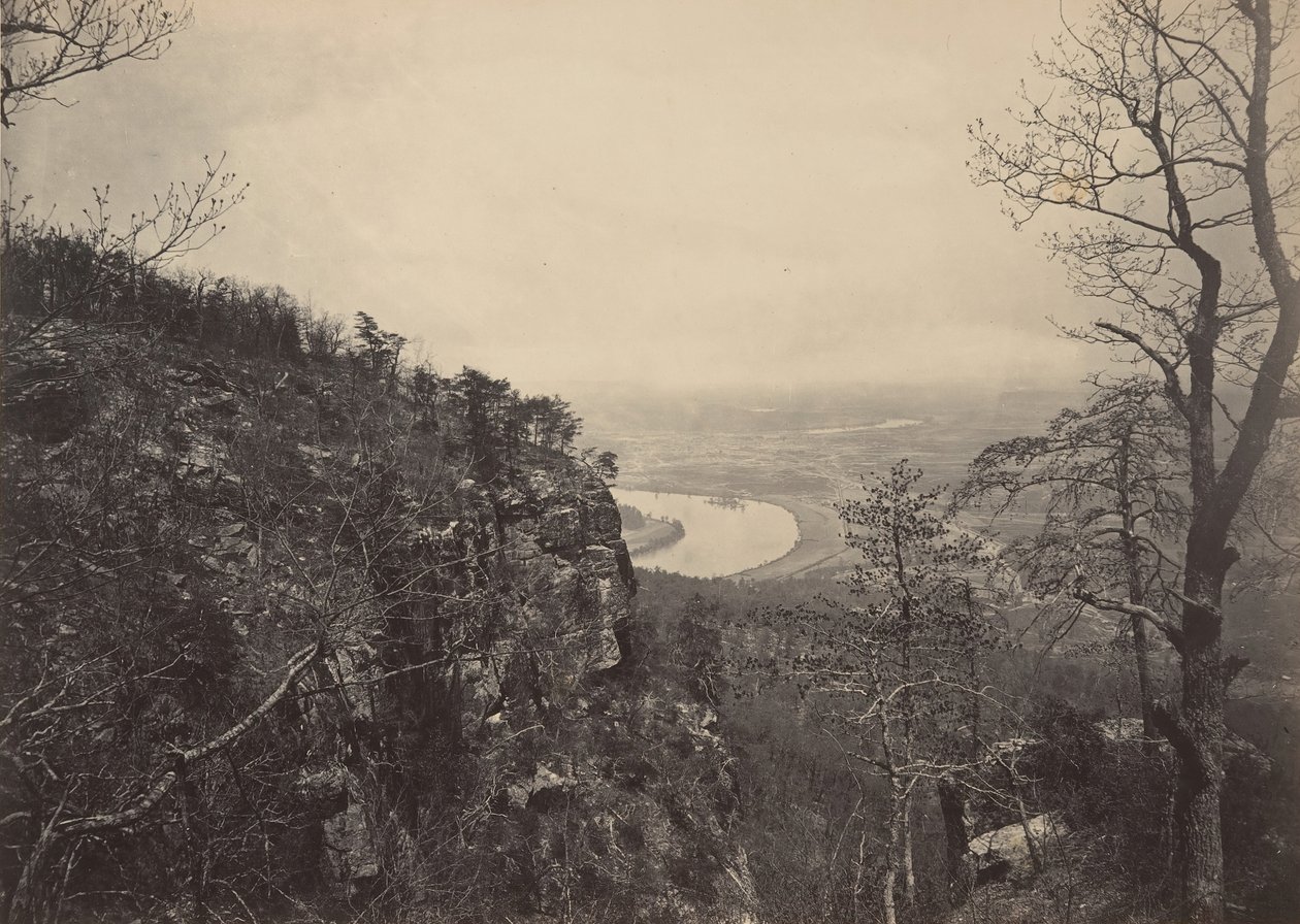 Údolí Chattanooga od Lookout Mountain č. 2, 60. léta 19. století. od George N. Barnard