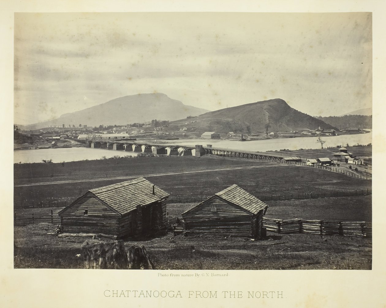 Chattanooga ze severu, 1864. od George N. Barnard