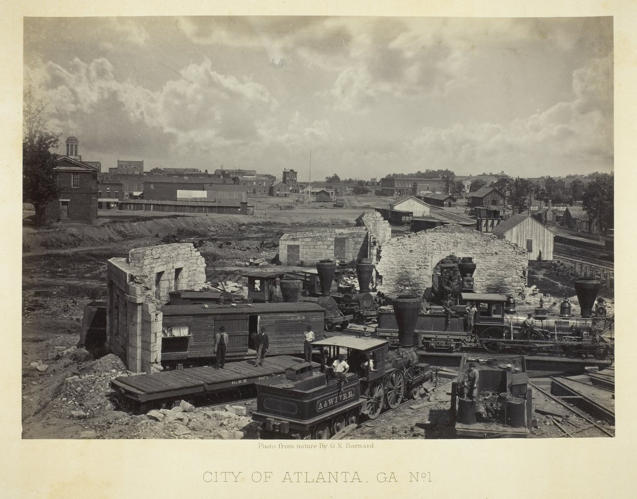 Město Atlanta, GA, č. 1 od George N. Barnard