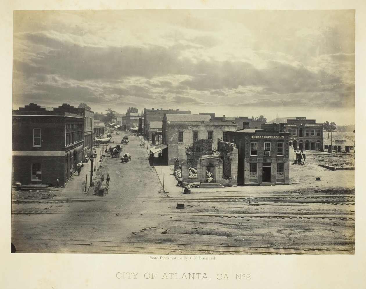 Město Atlanta, GA, č. 2, 1866. od George N. Barnard