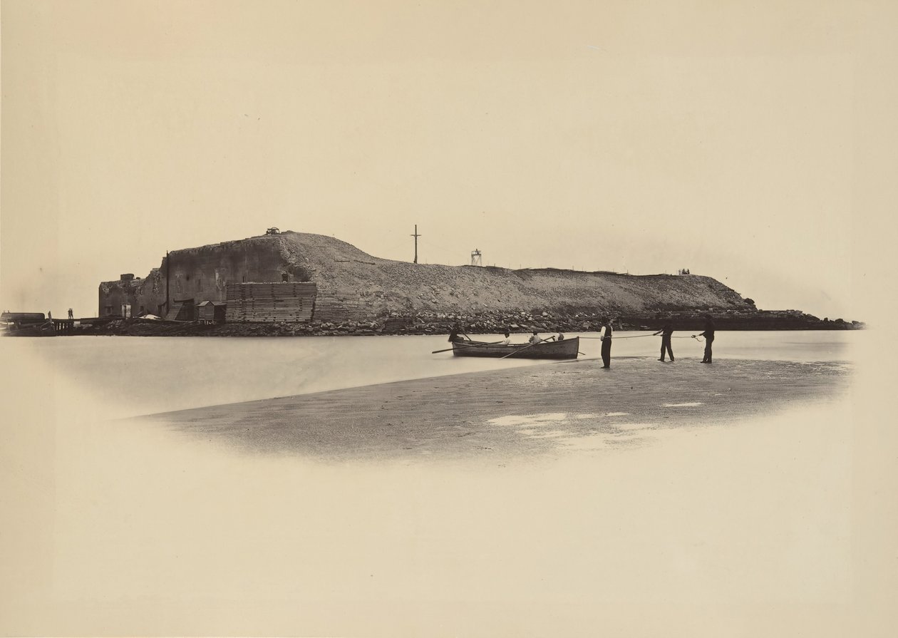 Fort Sumpter, 60. léta 19. století. od George N. Barnard