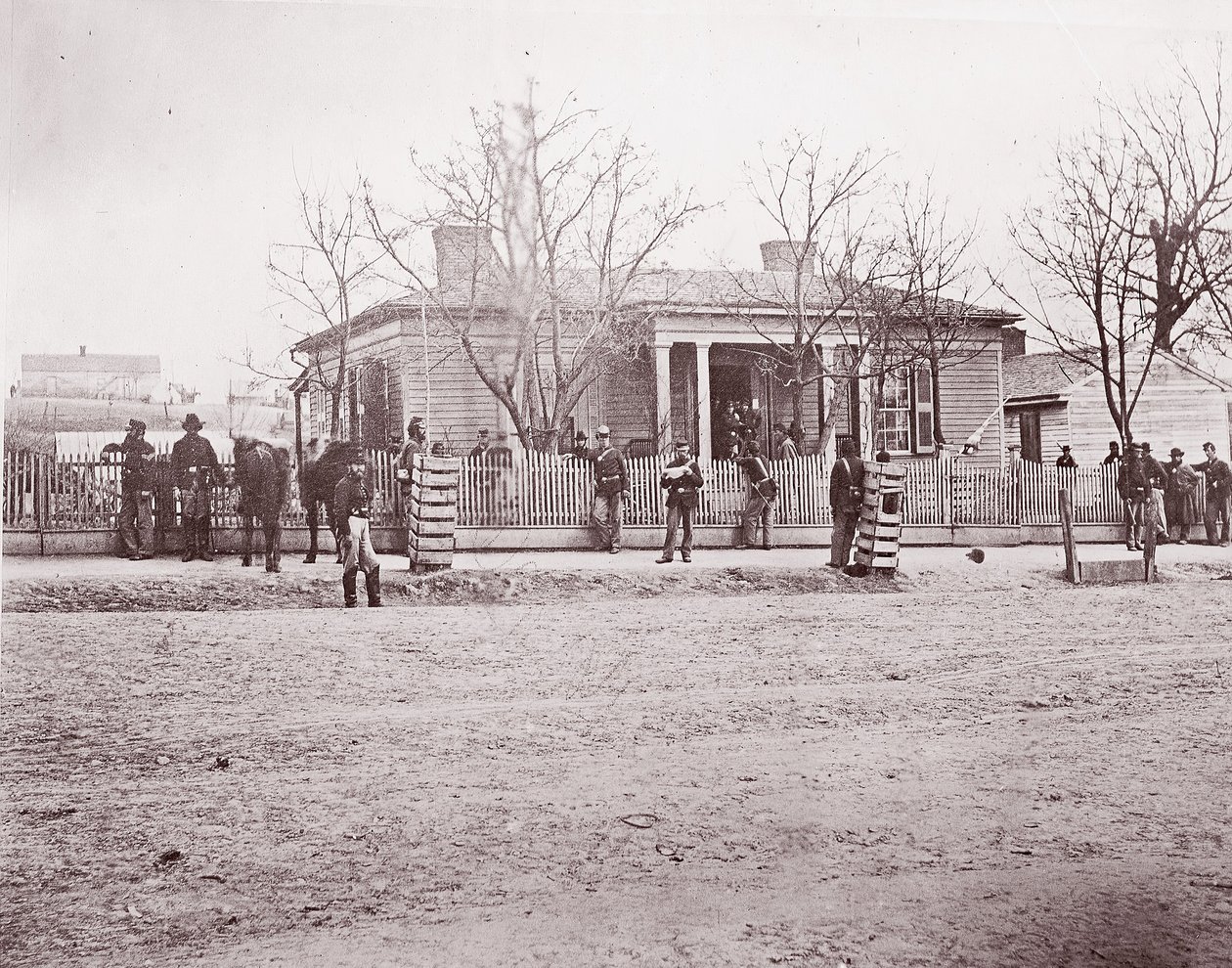 Sídlo generála Shermana nebo Thomase, Chattanooga, ca. 1864. od George N. Barnard